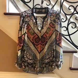 Hale Bob Silk Blouse Medium